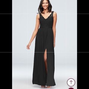 David’s Bridal Long Bridesmaid Dress